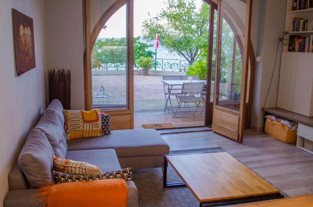 Le Baron Apartment Evian-les-Bains Bagian luar foto